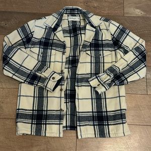 Abercrombie & Fitch Flannel Shirt Jacket - Size Medium
